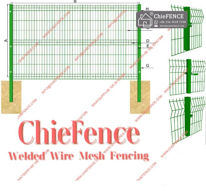 3D fencing, 3D welded fence, 3D panel, 3D security welded wire fence, V shaped beams